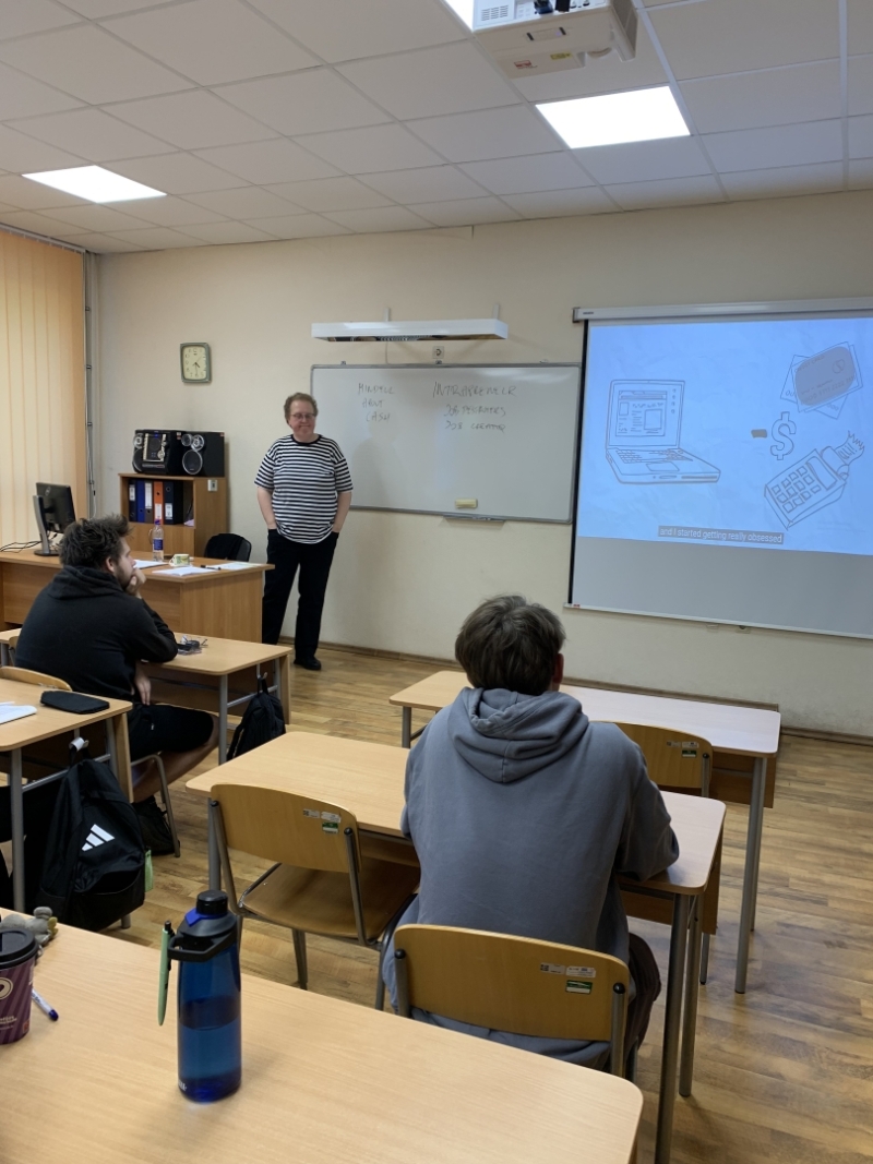 Studenti vieslekcijā