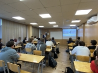 Erasmus+ vieslekcija dabaszinībās - studenti lekcijā