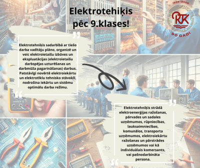 Elektrotehniķis pēc 9.klases