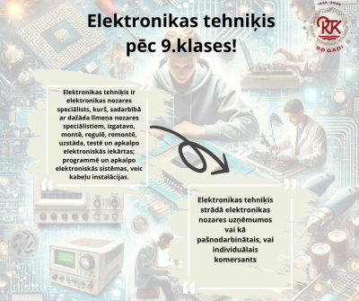 Elektronikas tehniķis pēc 9.klases