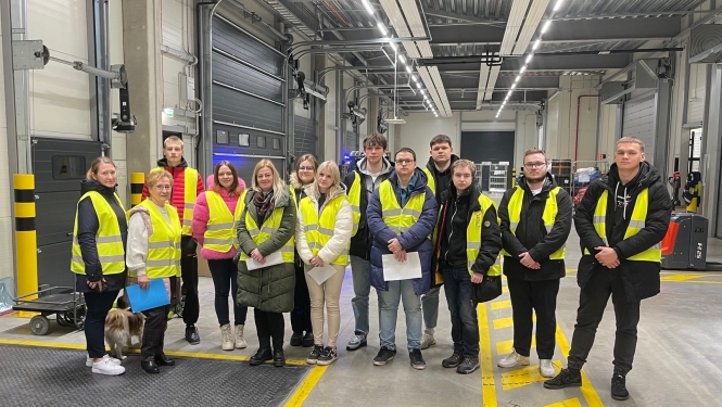 Studentu ekskursija uz uzņēmumu Baltic Cargo HUB - Foto 1