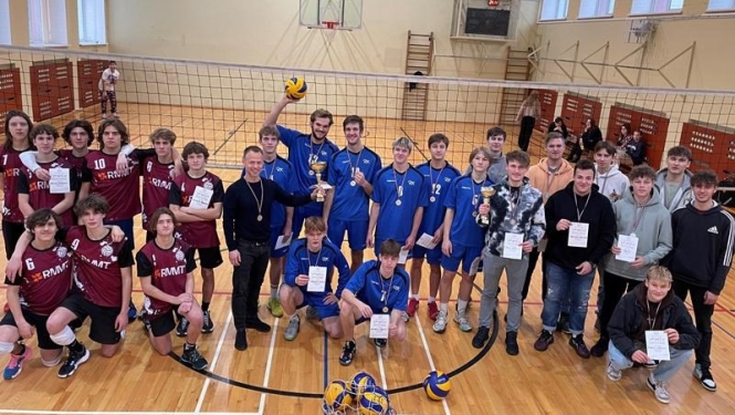 1. vieta Rīgas reģiona volejbola sacensībās 2022 - Foto 1