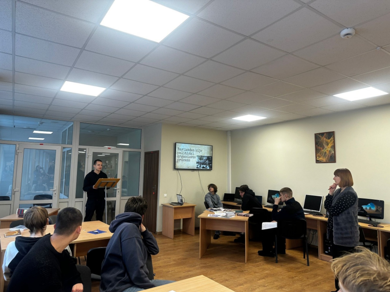 Vēstures nedēļa Rīgas Tehniskās koledžas bibliotēkā - Foto 8