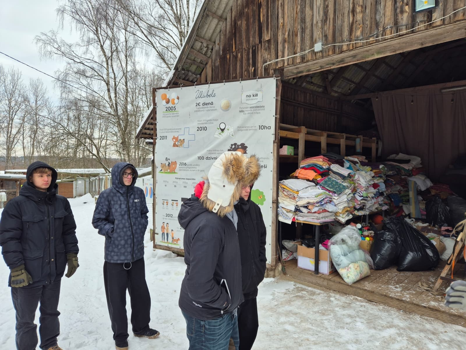 Audzēkņu viesošanās dzīvnieku patversmē Ulubelē - Foto 8