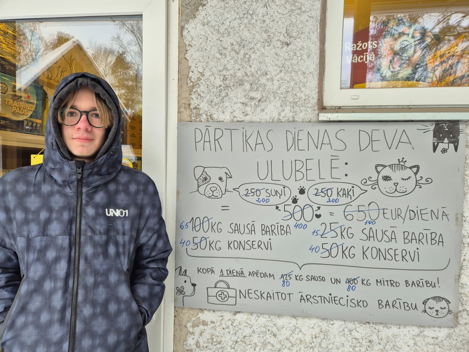 Audzēkņu viesošanās dzīvnieku patversmē Ulubelē - Foto 7