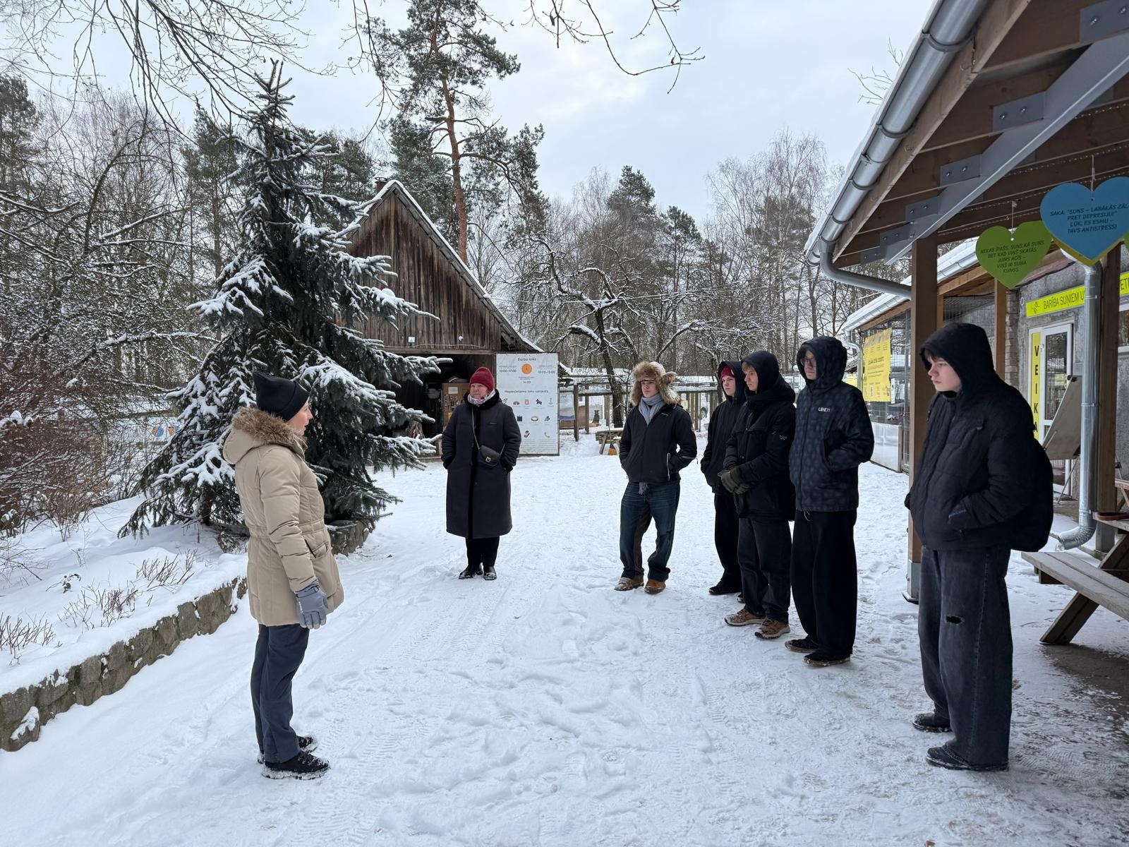Audzēkņu viesošanās dzīvnieku patversmē Ulubelē - Foto 2