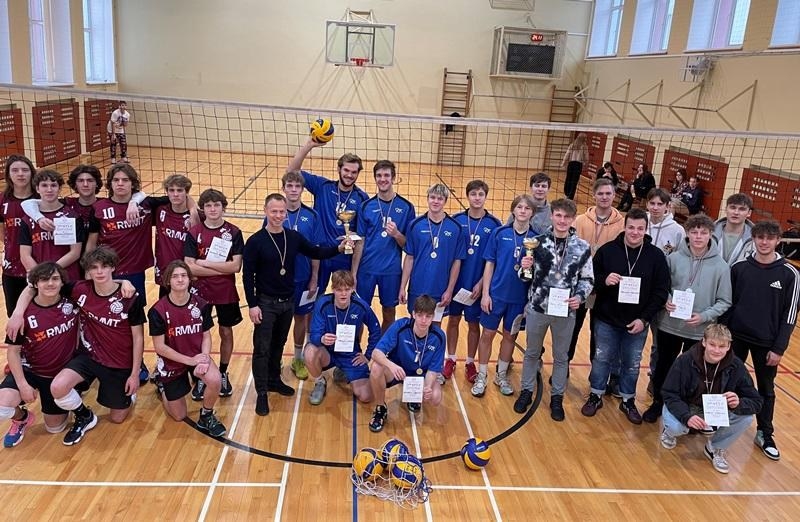1. vieta Rīgas reģiona volejbola sacensībās 2022 - Foto 1