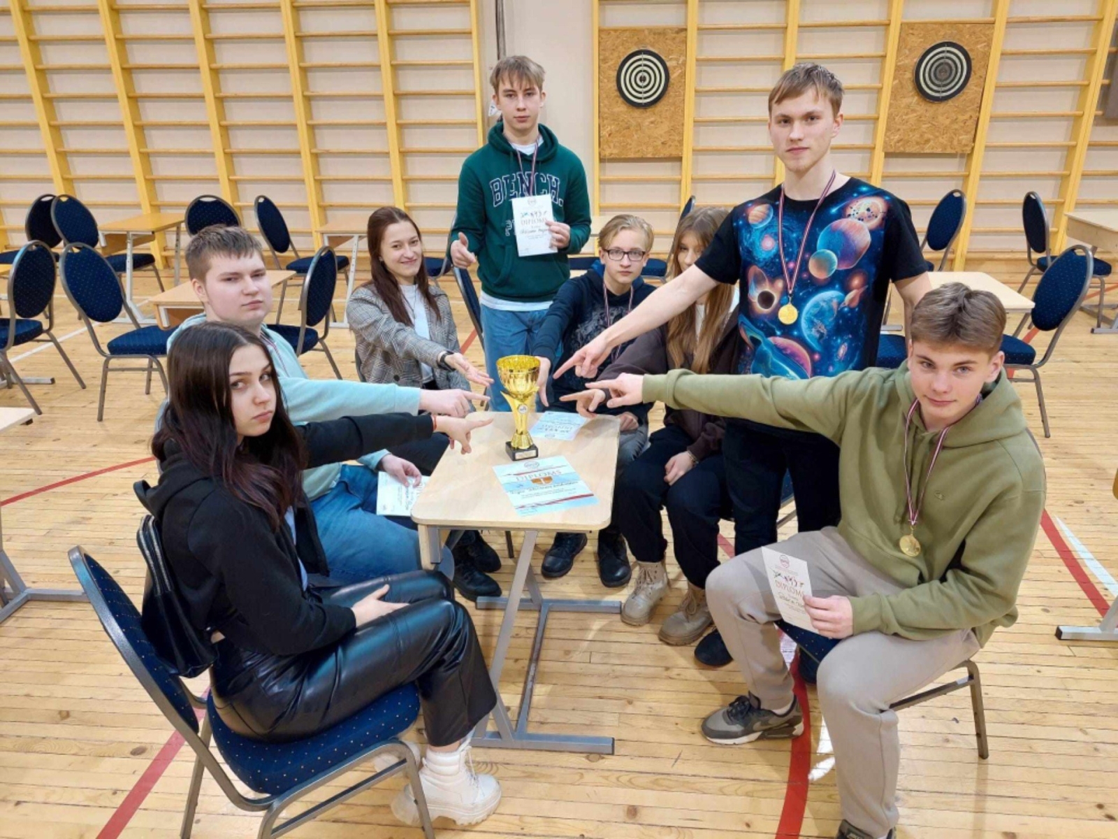 1.vieta starp Rīgas reģiona profesionālajām mācību iestādēm dambretē 2024. - Foto 3