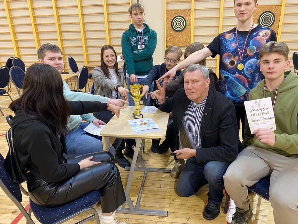 1.vieta starp Rīgas reģiona profesionālajām mācību iestādēm dambretē 2024. - Foto 1