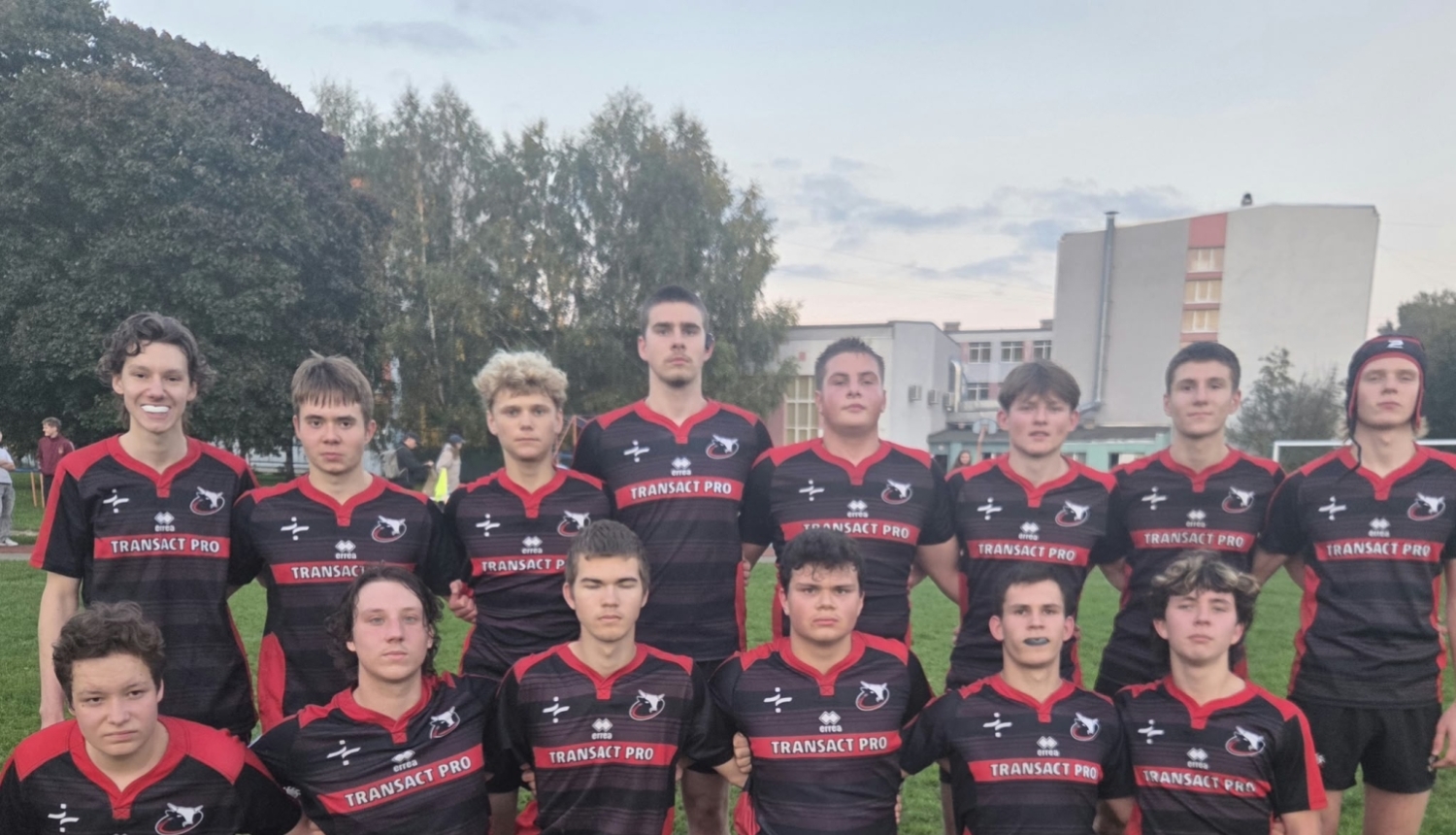 Regbija komanda "Griežņi" spēlē pret "Livoniju"