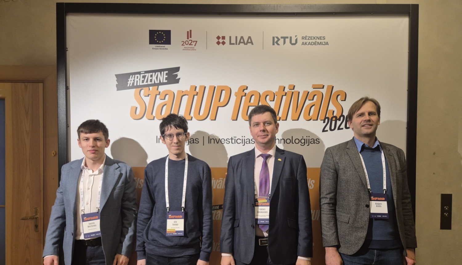RTK pārstāvji StartUP festivālā 2026