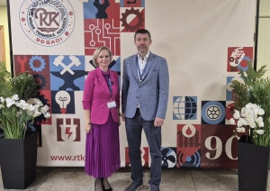 RTK direktore Rūta Gintaute-Marihina ar MASOC Tomu Grīnfeldu - Foto 2