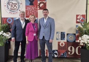 RTK direktore Rūta Gintaute-Marihina ar MASOC Tomu Grīnfeldu - Foto 1